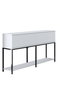 Hanah Home Consola Lord Blanco y Negro